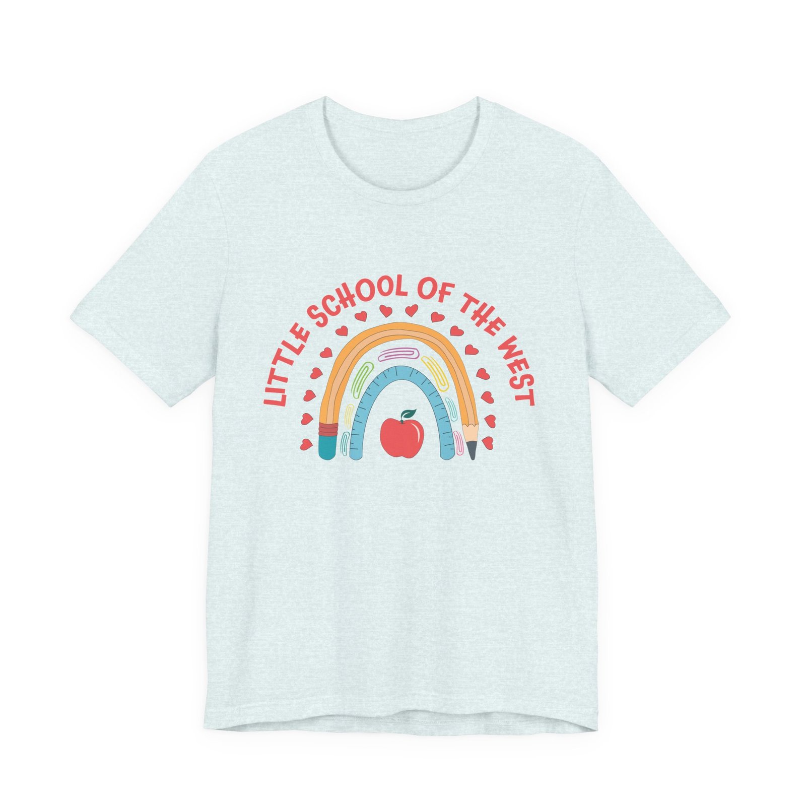 Little School of the West Rainbow Adult T-Shirt - Image 6