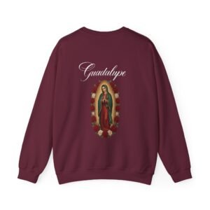 Guadalupe Red-Blush Rose Roses Crewneck Sweatshirt
