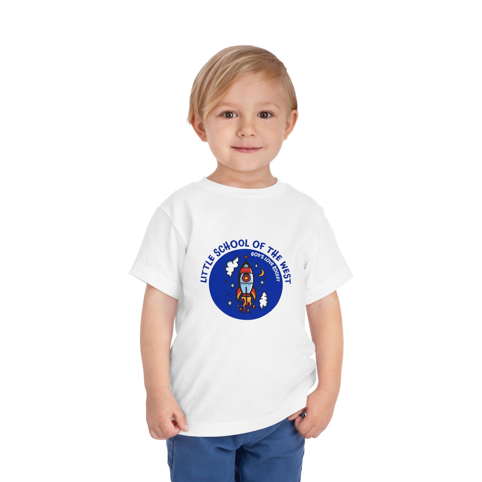Little School of the West Toddler Bella+Canvas Tee - Image 5