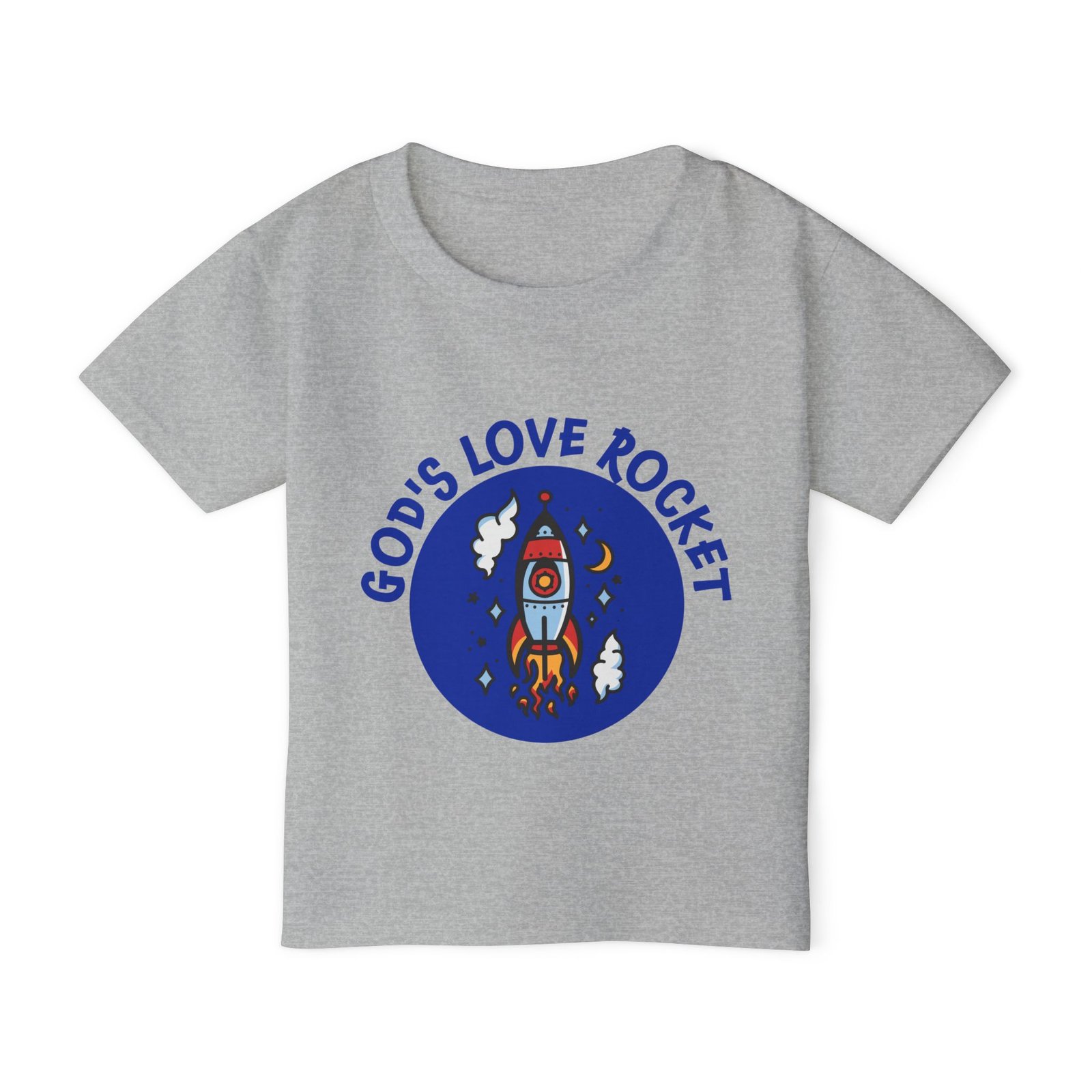 God's Love Rocket Toddler Gildan Heavy Cotton™ T-Shirt - Image 5