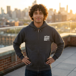 Jesus Saves Bro Heavy Blend™ Full Zip Hoodie Sweatshirt