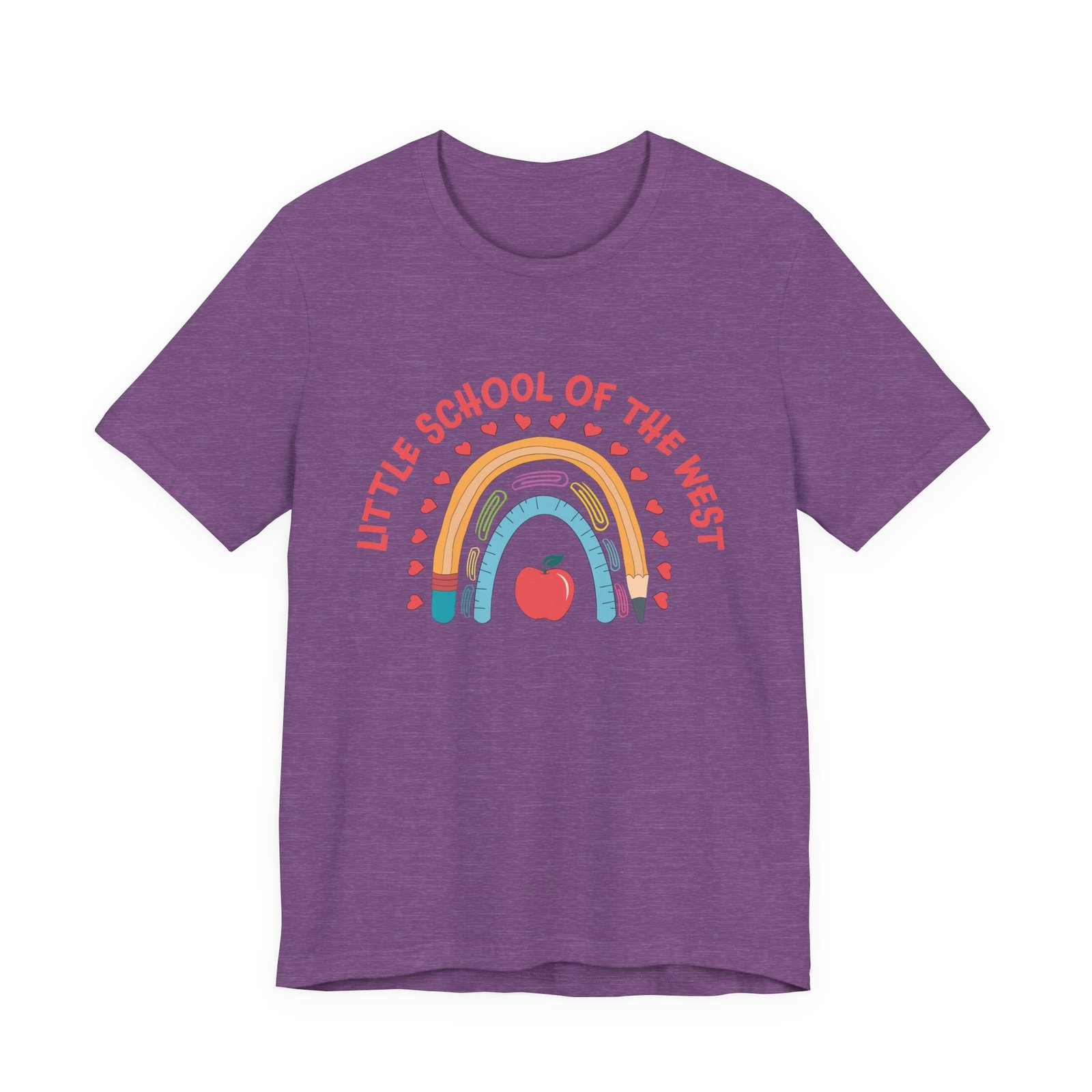 Little School of the West Rainbow Adult T-Shirt - Image 9