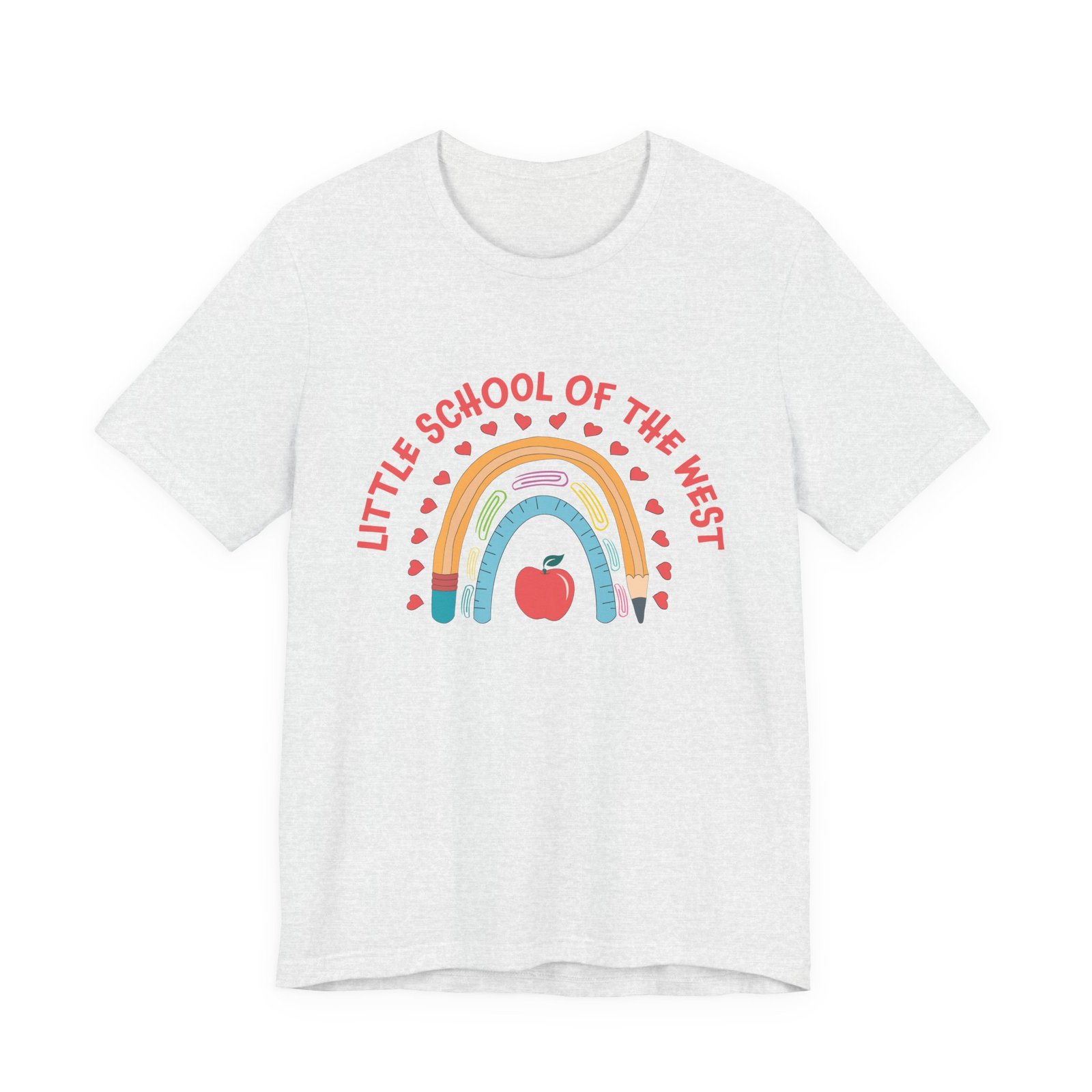 Little School of the West Rainbow Adult T-Shirt - Image 3