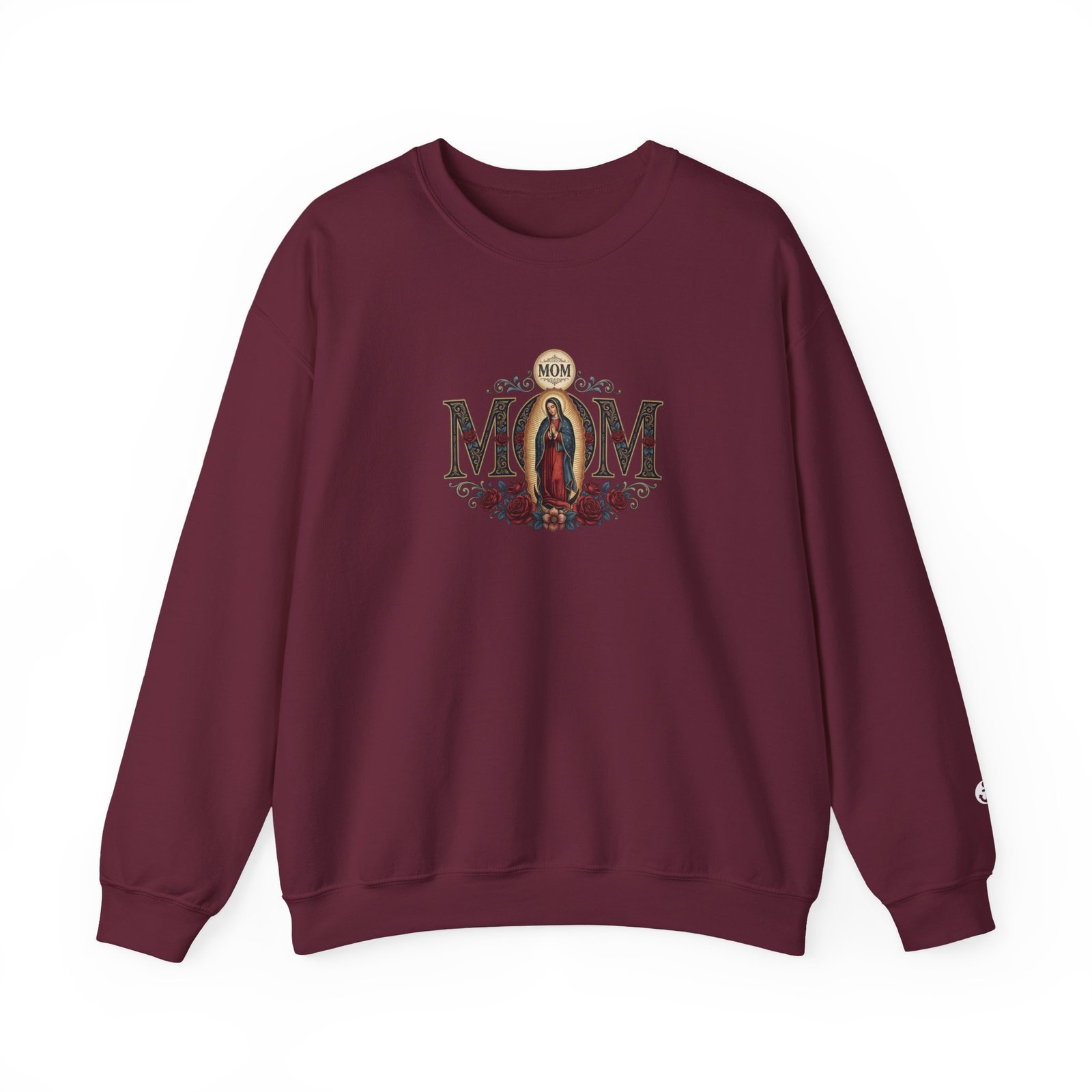 Guadalupe MOM Red Roses Crewneck Sweatshirt - Image 4