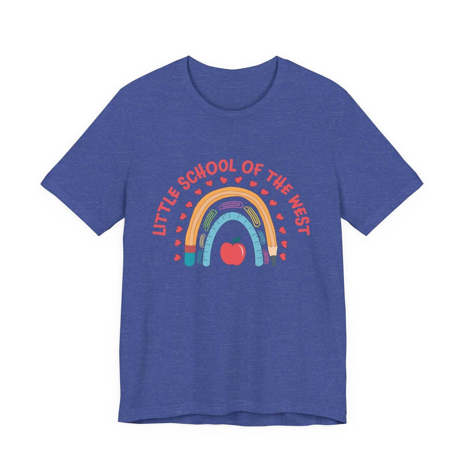 Little School of the West Rainbow Adult T-Shirt - Image 7