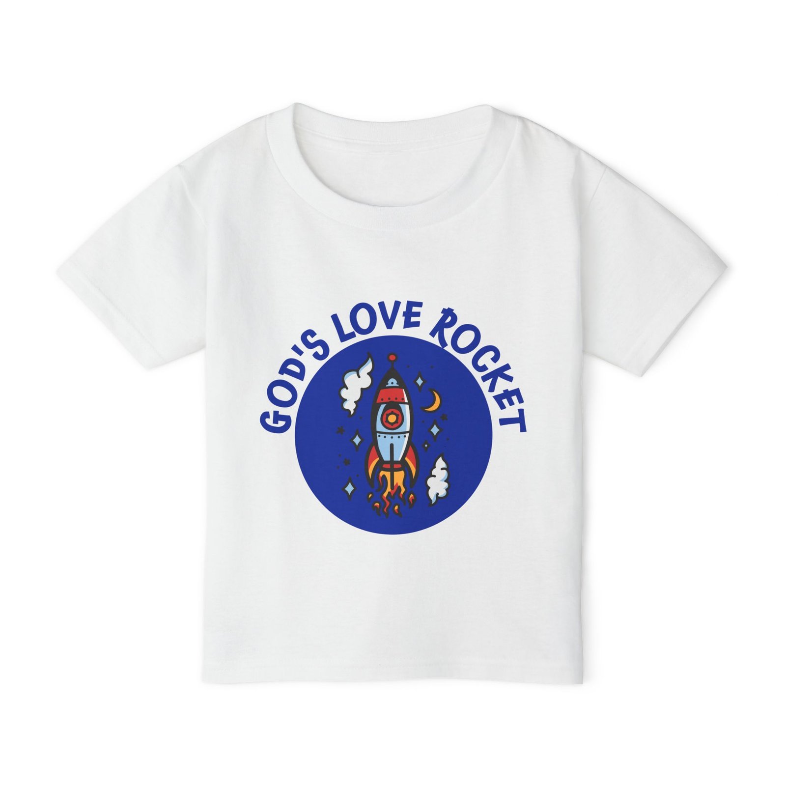 God's Love Rocket Toddler Gildan Heavy Cotton™ T-Shirt - Image 3