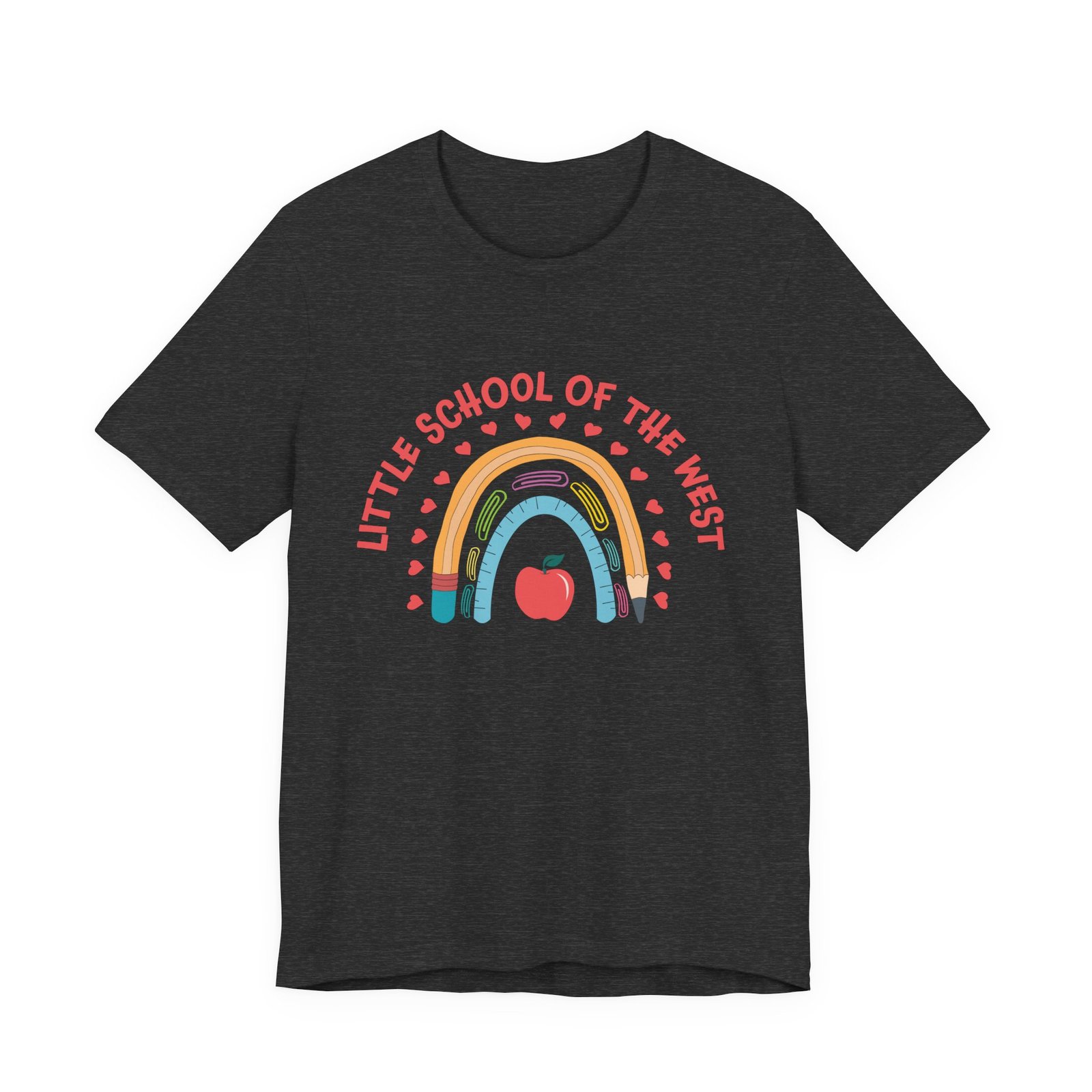 Little School of the West Rainbow Adult T-Shirt - Image 8
