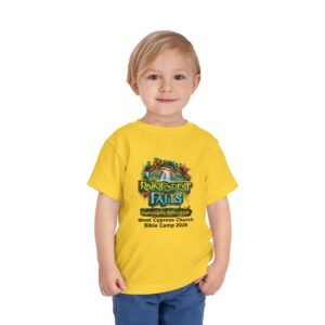 West Cypress Church Rainforest Falls Vacation Bible School VBS Bible Camp Toddler T-Shirt