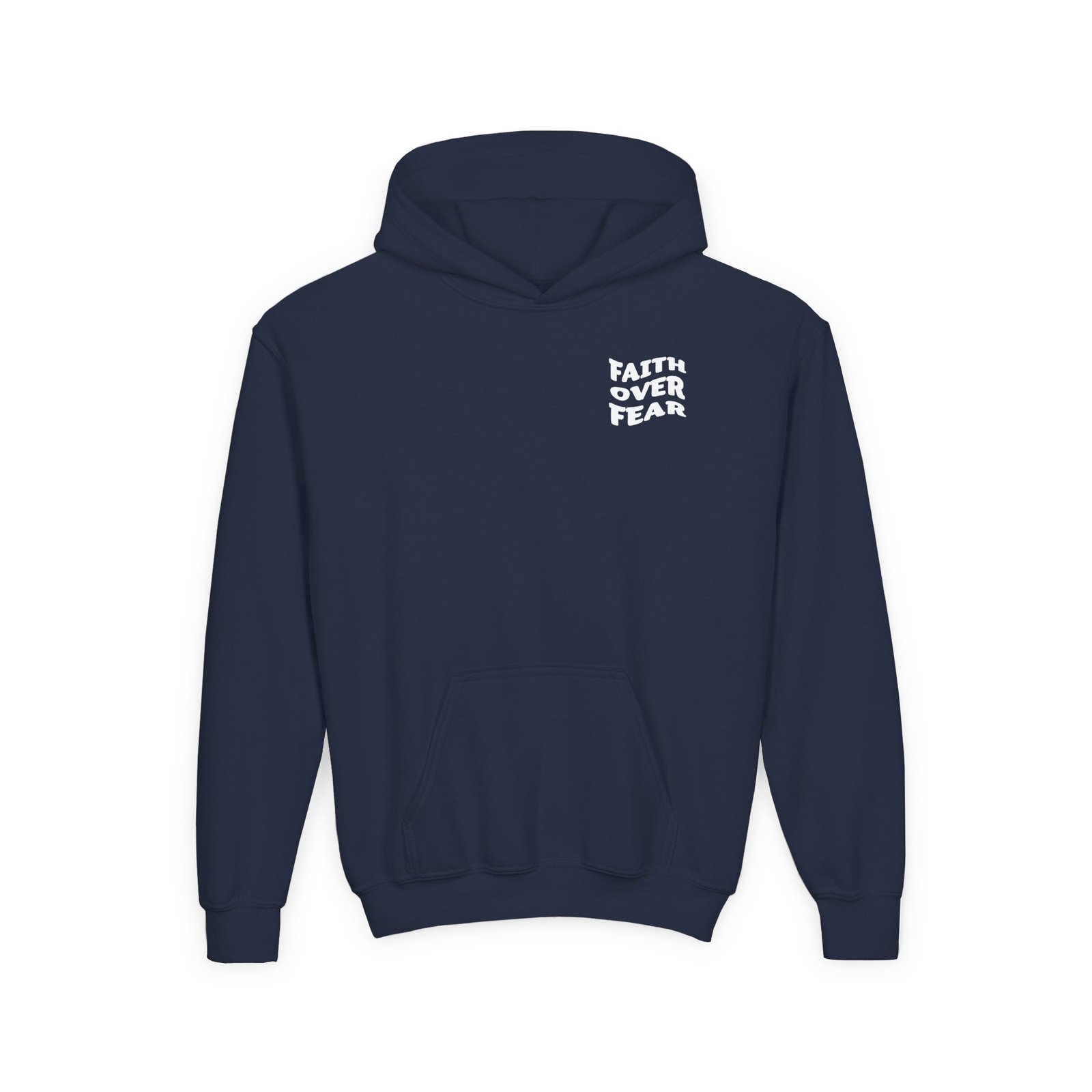 Faith Over Fear Psalm 56:3 Youth Hoodie Sweatshirt - Image 7