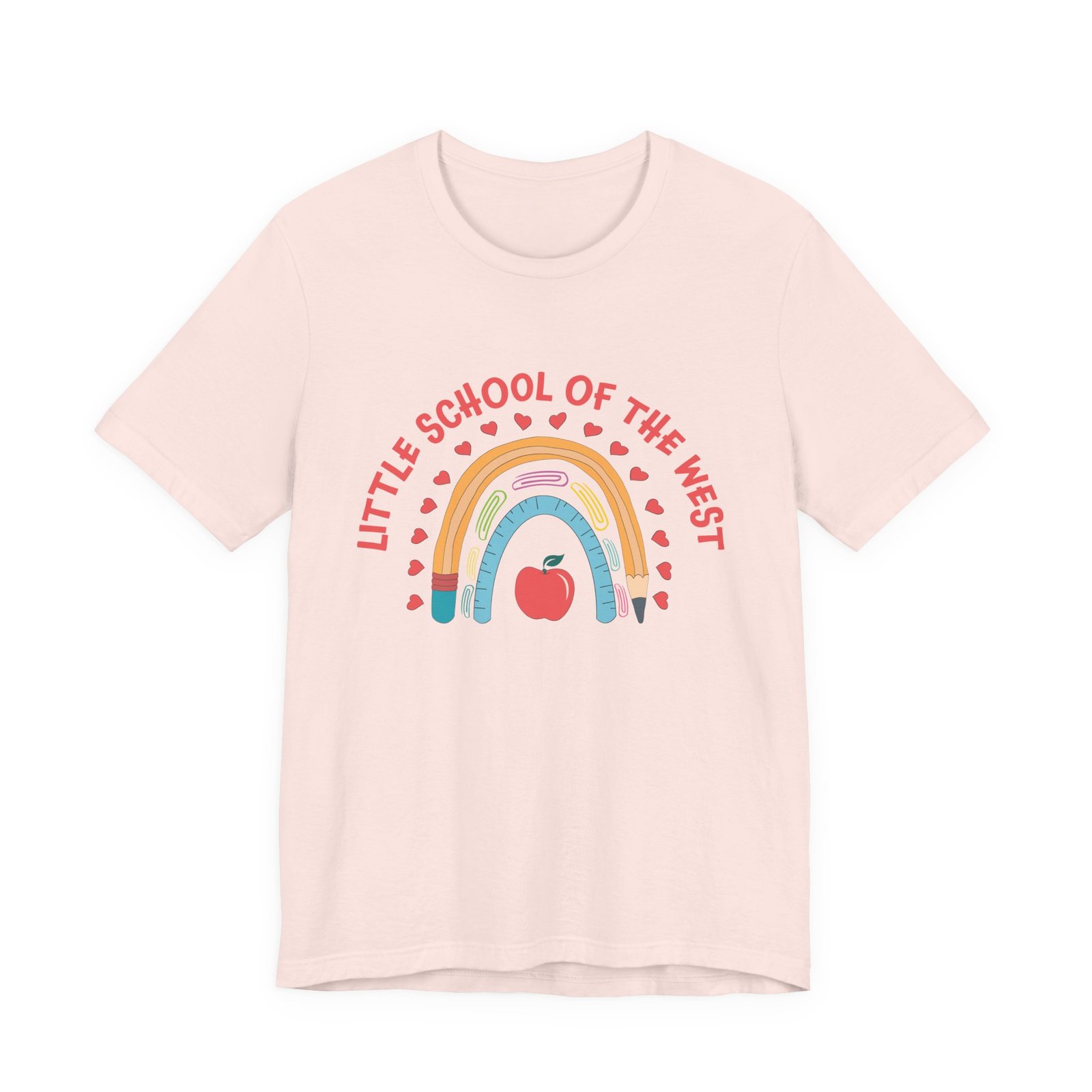 Little School of the West Rainbow Adult T-Shirt - Image 4