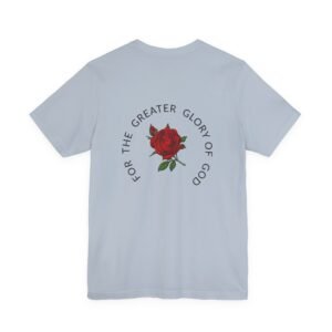AMDG For the Greater Glory of God - Front & Back Jesuit T-shirt