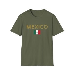 Mexico with Flag T-Shirt