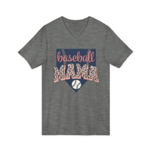 Baseball Mama Short Sleeve V-Neck Tee