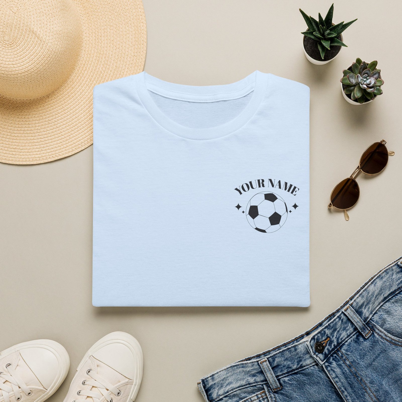 Personalized Name in Front - Let's Go Kick Some Grass Back T-Shirt - Image 2