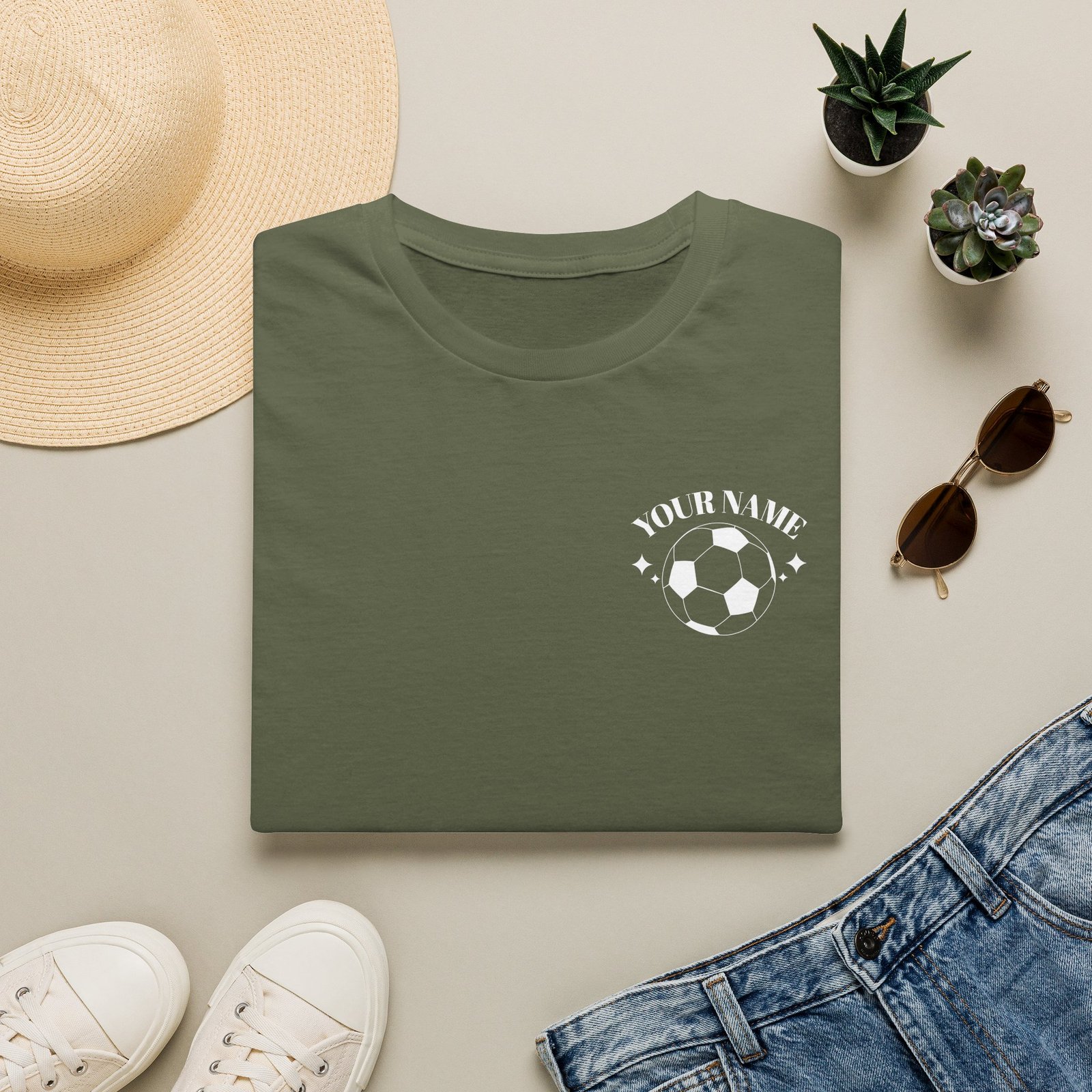 Personalized Name in Front - Let's Go Kick Some Grass Back T-Shirt - Image 18