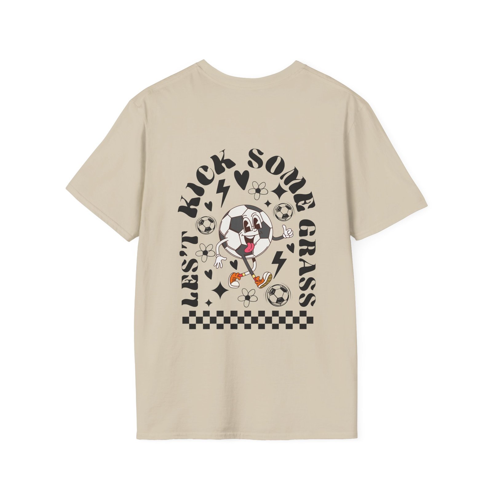 Personalized Name in Front - Let's Go Kick Some Grass Back T-Shirt - Image 13