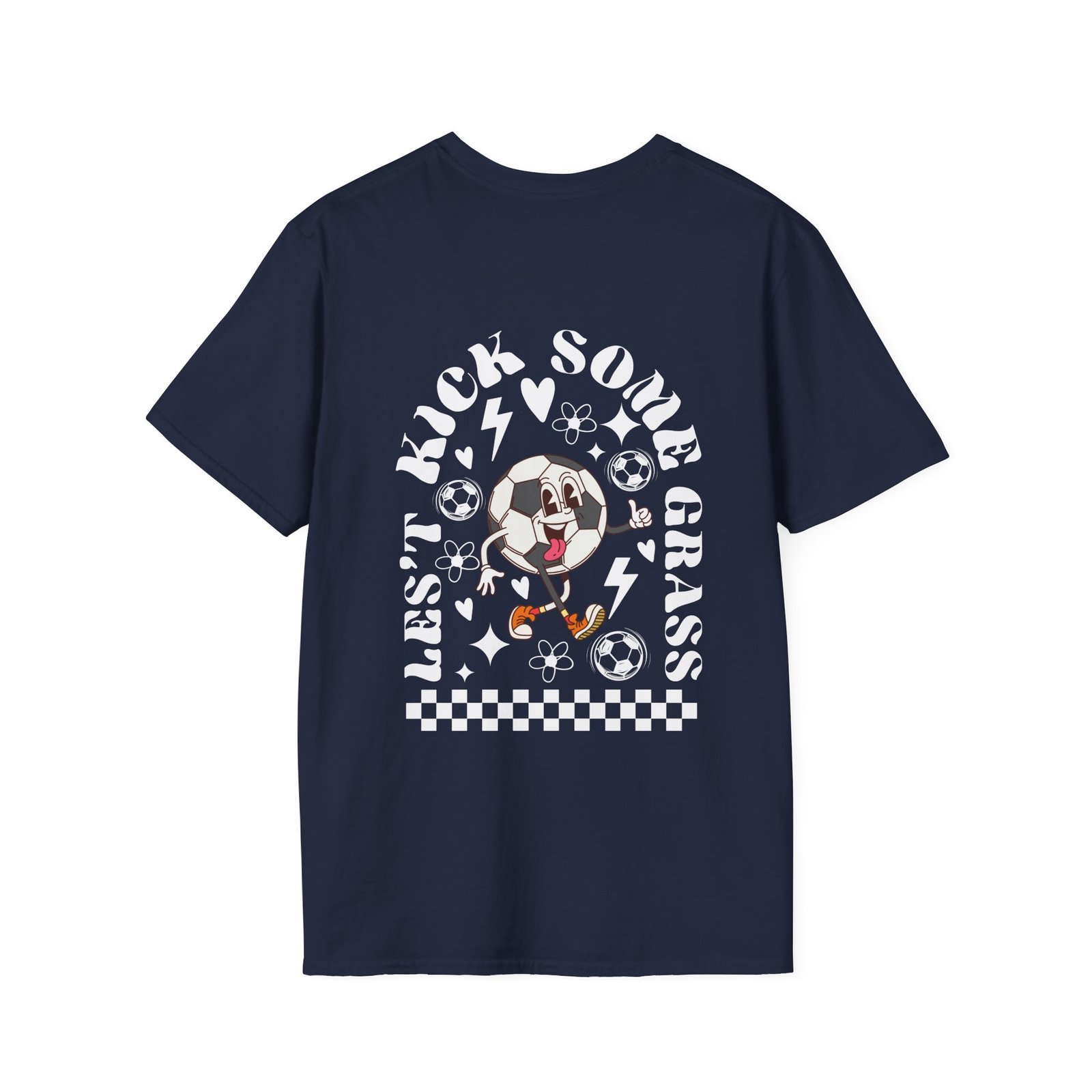 Personalized Name in Front - Let's Go Kick Some Grass Back T-Shirt - Image 23