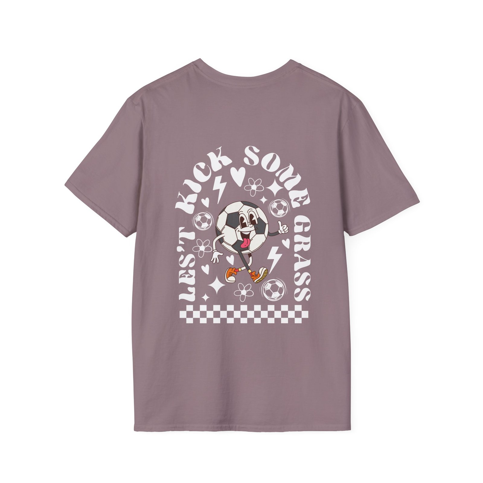 Personalized Name in Front - Let's Go Kick Some Grass Back T-Shirt - Image 25