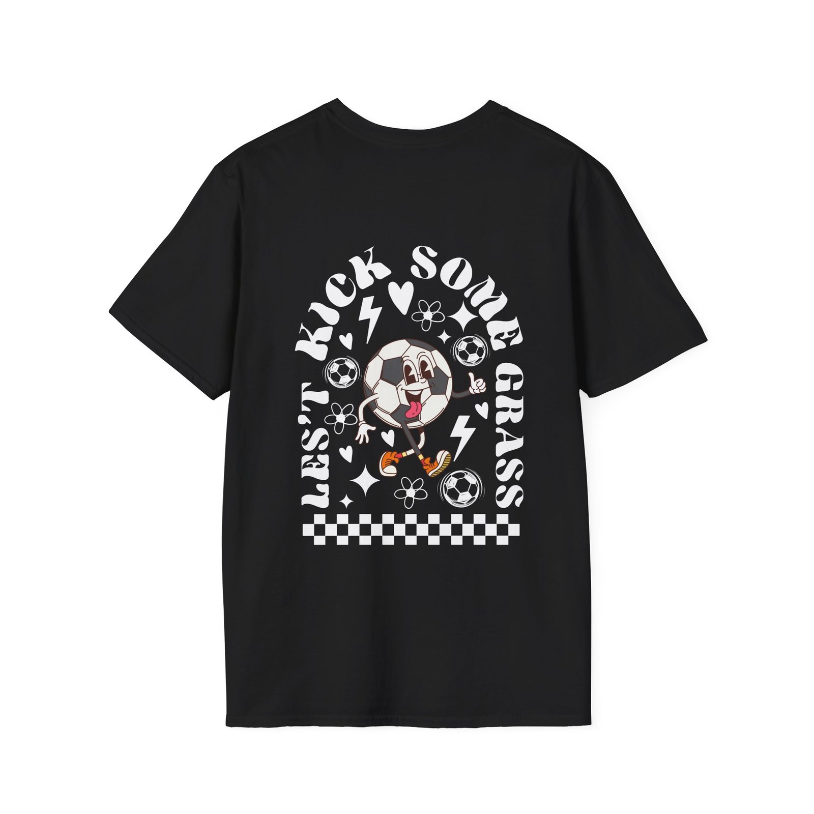Personalized Name in Front - Let's Go Kick Some Grass Back T-Shirt - Image 7
