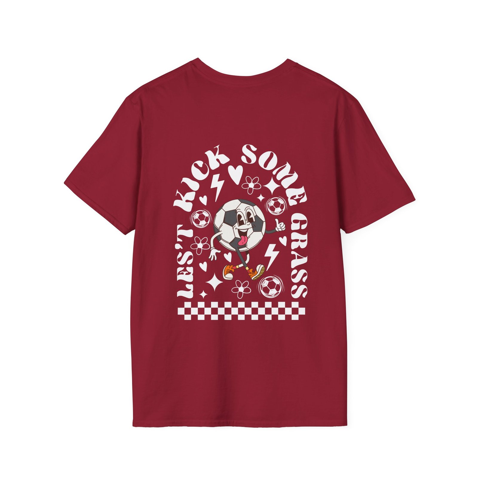 Personalized Name in Front - Let's Go Kick Some Grass Back T-Shirt - Image 29
