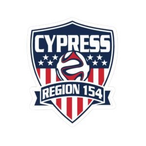 Cypress AYSO 154 Soccer Logo - Kiss-Cut Stickers