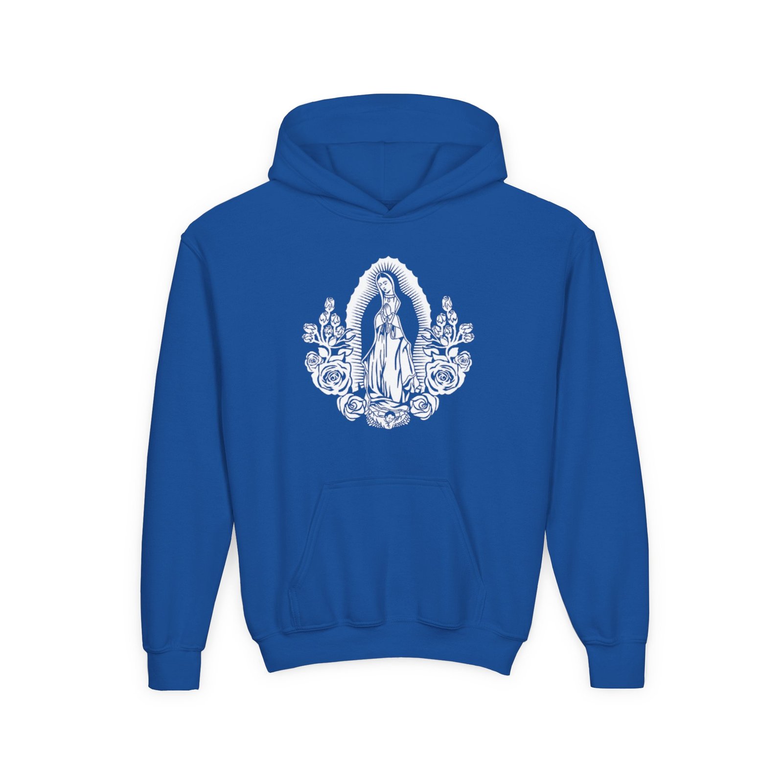 Our Lady of Guadalupe Youth Hoodie Sweatshirt Front Only - Image 5