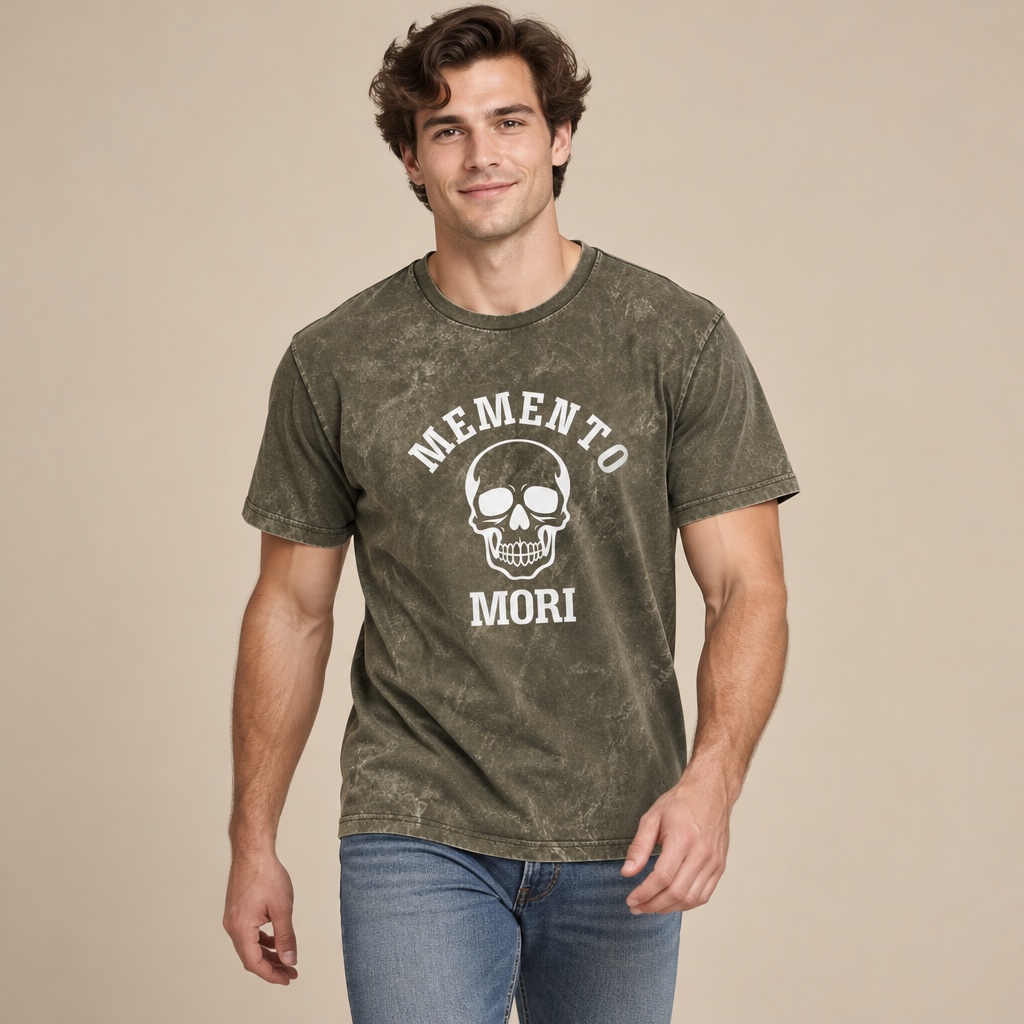 Memento Mori Vintage Crewneck T-Shirt - Image 6