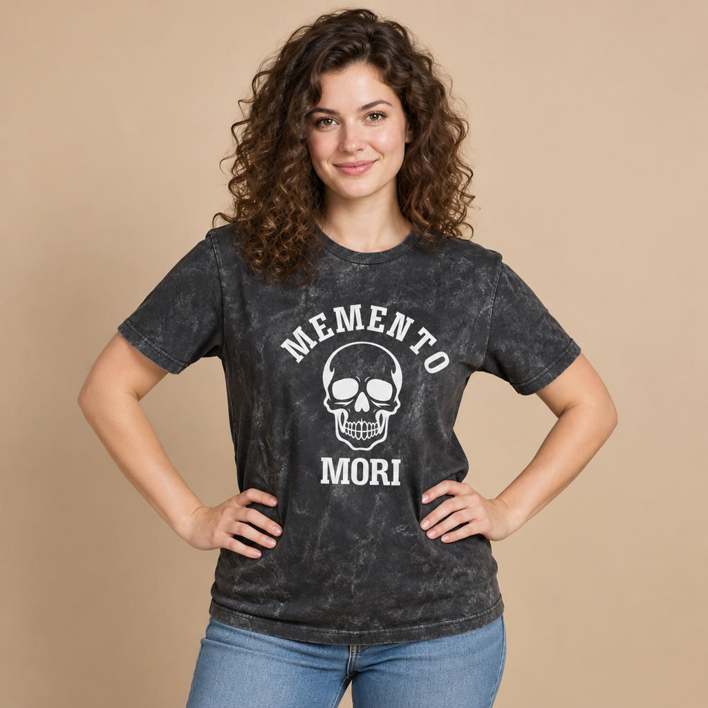 Memento Mori Vintage Crewneck T-Shirt - Image 2