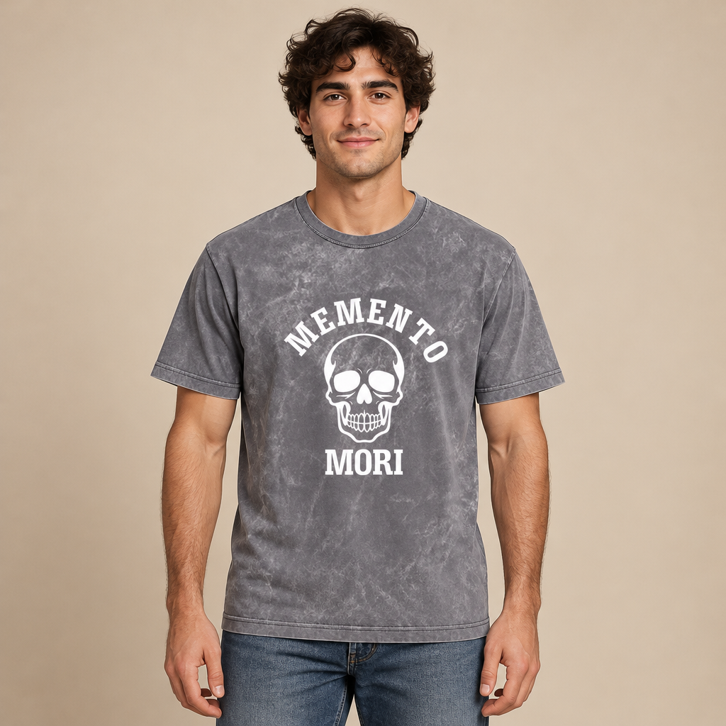 Memento Mori Vintage Crewneck T-Shirt - Image 4